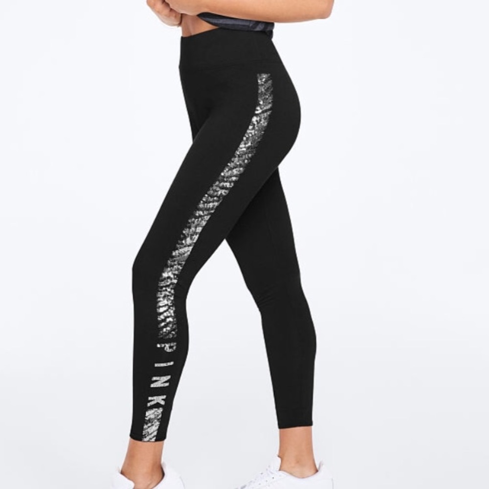 Pink Victoria Secret Bling Leggings